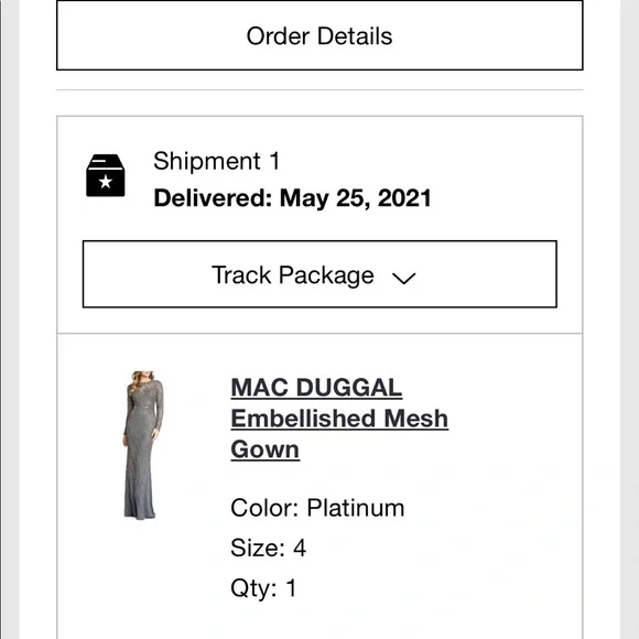 Mac Duggal gown - Picture 3 of 5